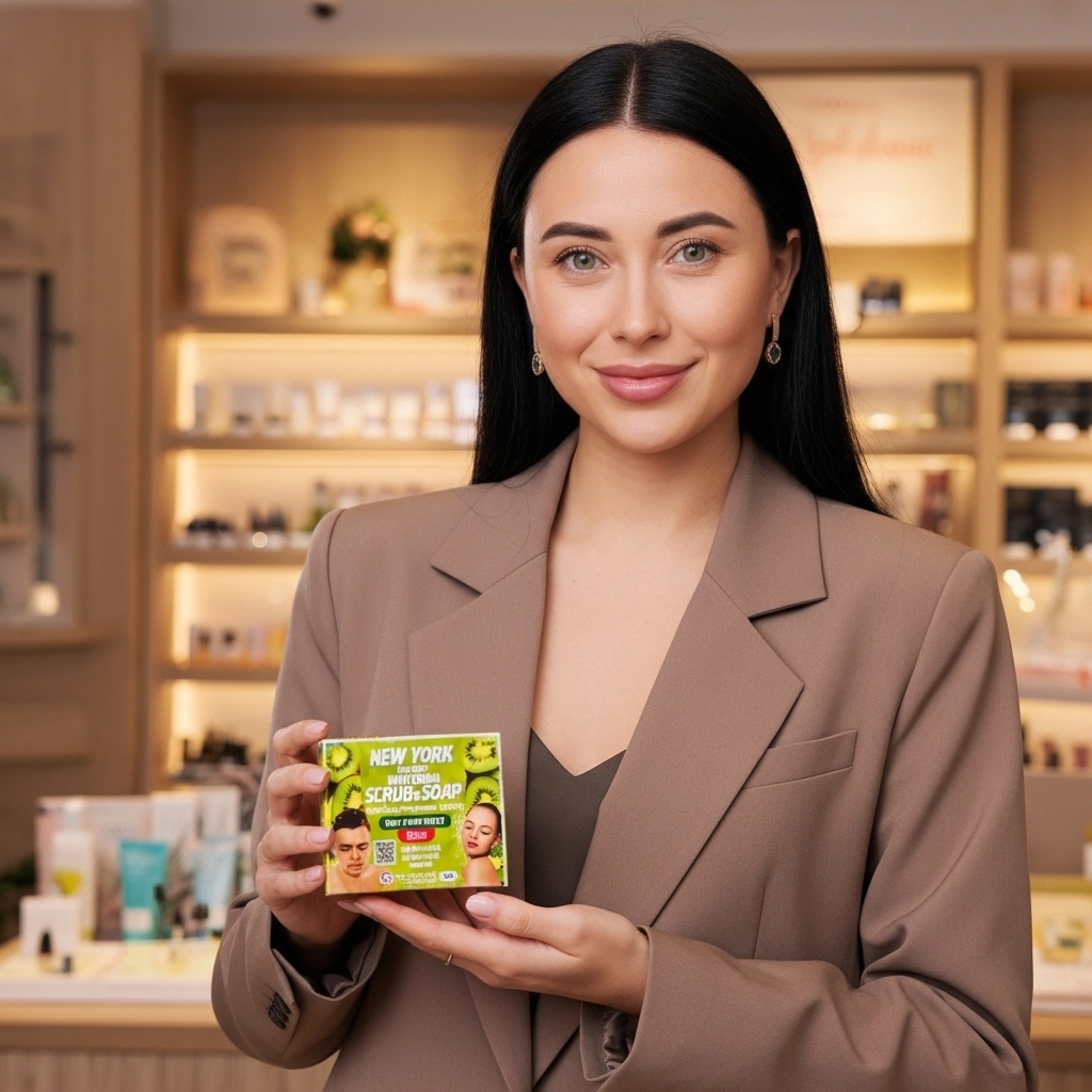 New York Whitening Scrub Soap